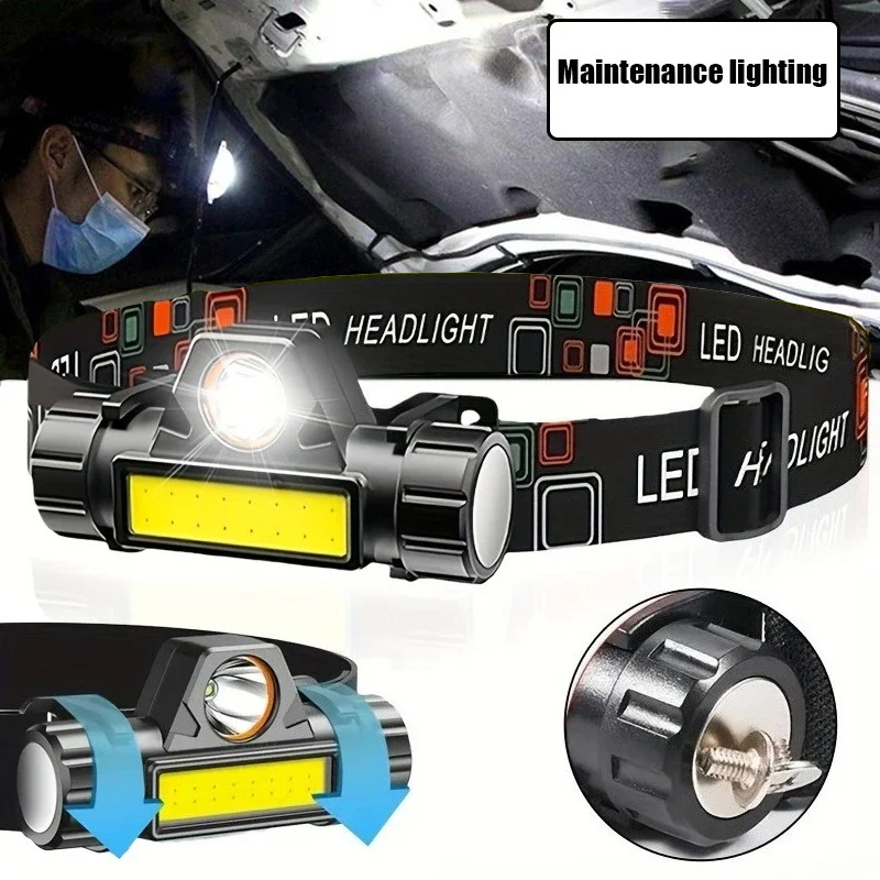 Headlamp Tactical Bright - Torcia a LED ultra luminosa Torcia