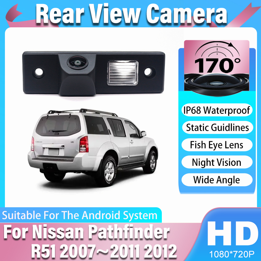 Trail Camera Infrared - Telecamera posteriore per auto 1080X720P per