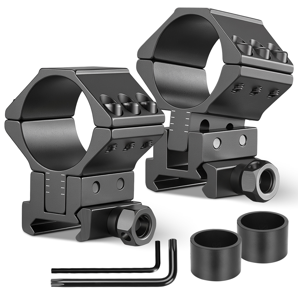 Outdoor Hunting Lights - Anelli per Cannocchiale UniqueFire, 1 pollice