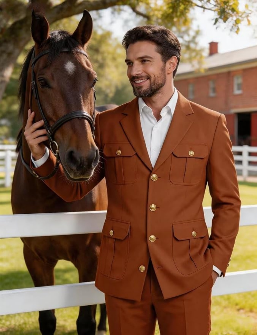 Safari Outdoor Hunting Jackets - Completo Safari da Uomo 2 Pezzi,