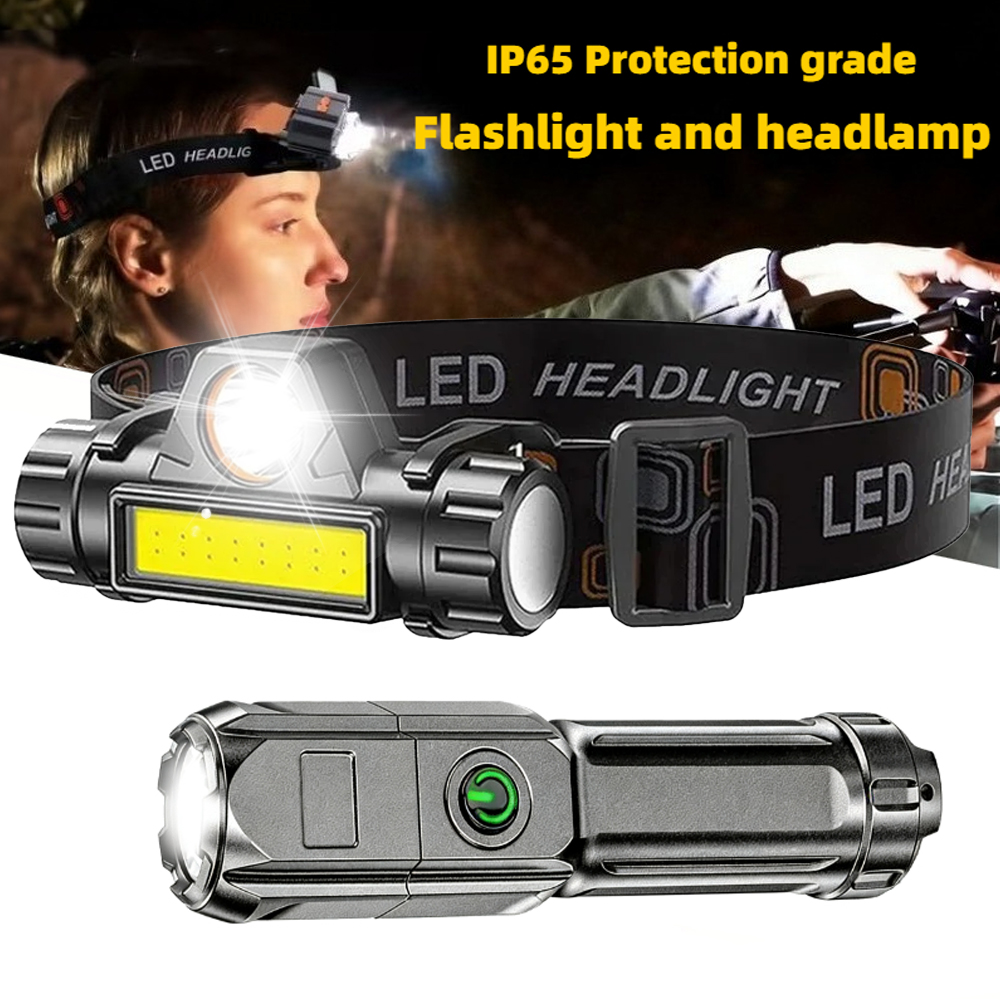 Headlamp Tactical Bright - Torcia super luminosa Lampada frontale a