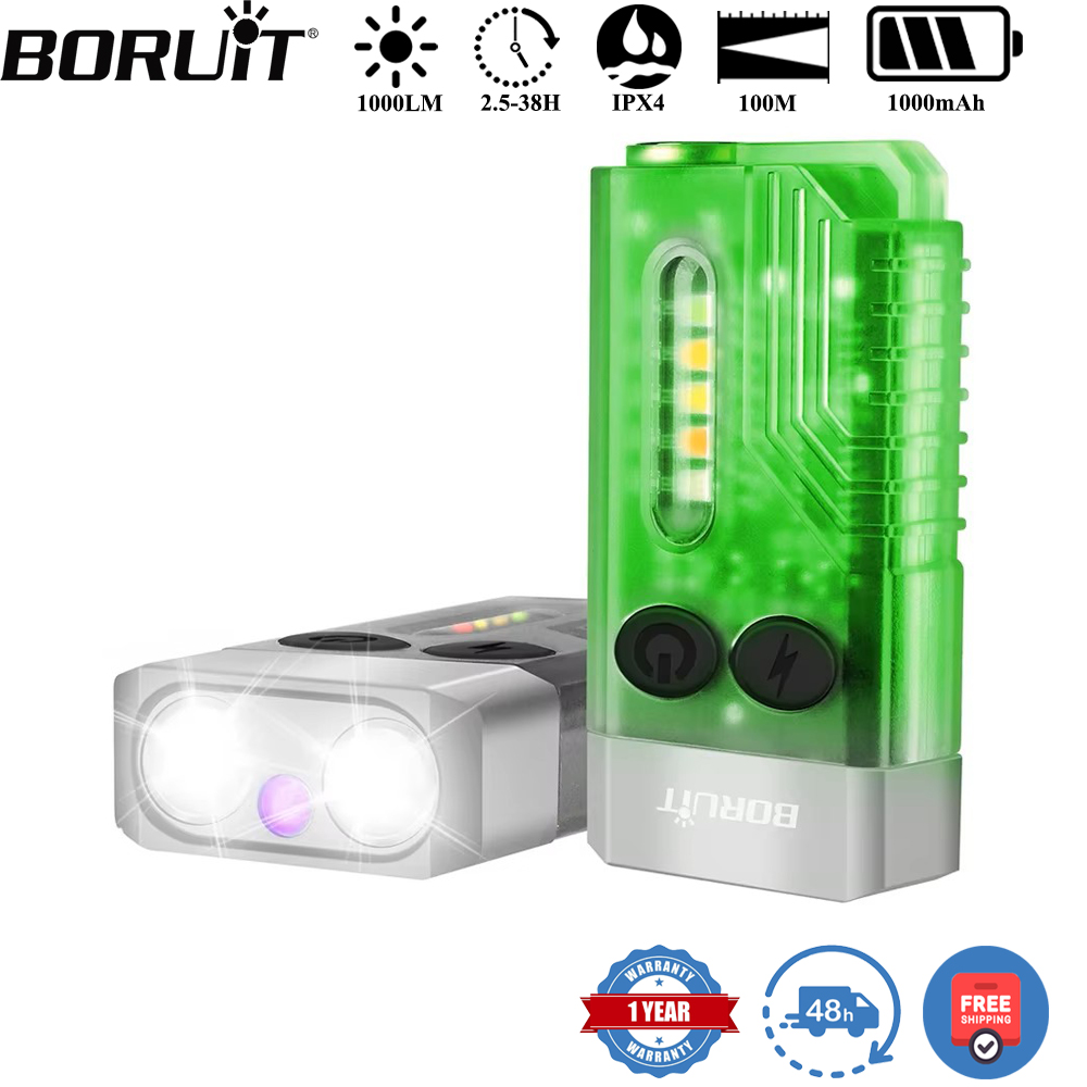 Outdoor Hunting Lights - BORUiT V10 Portachiavi UV LED EDC