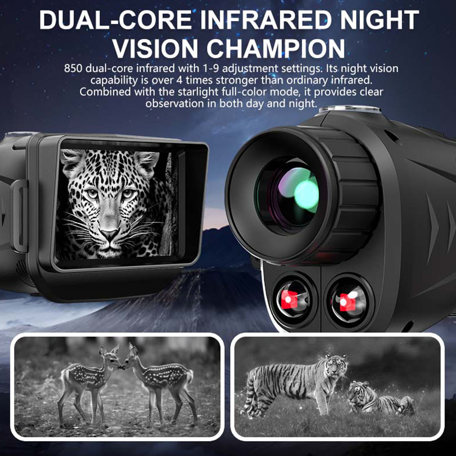 Monocular Night Vision - Dispositivo per Visione Notturna a Infrarossi