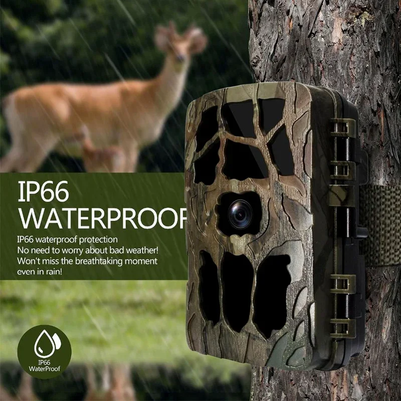 Trail Camera Infrared - H982 IP66 Impermeabile 4K Esterno a