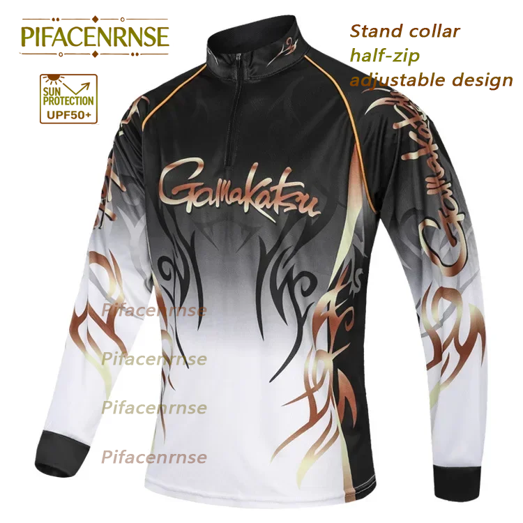 Outdoor Hunting Prints - Camicie da Pesca per Uomo, Abbigliamento