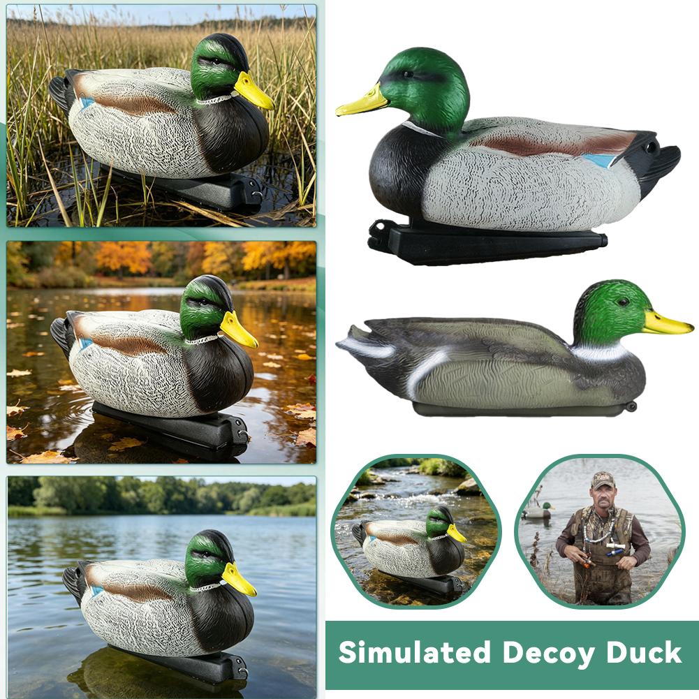 Decoy Duck Plastic - Richiamo Galleggiante a Forma di Anatra
