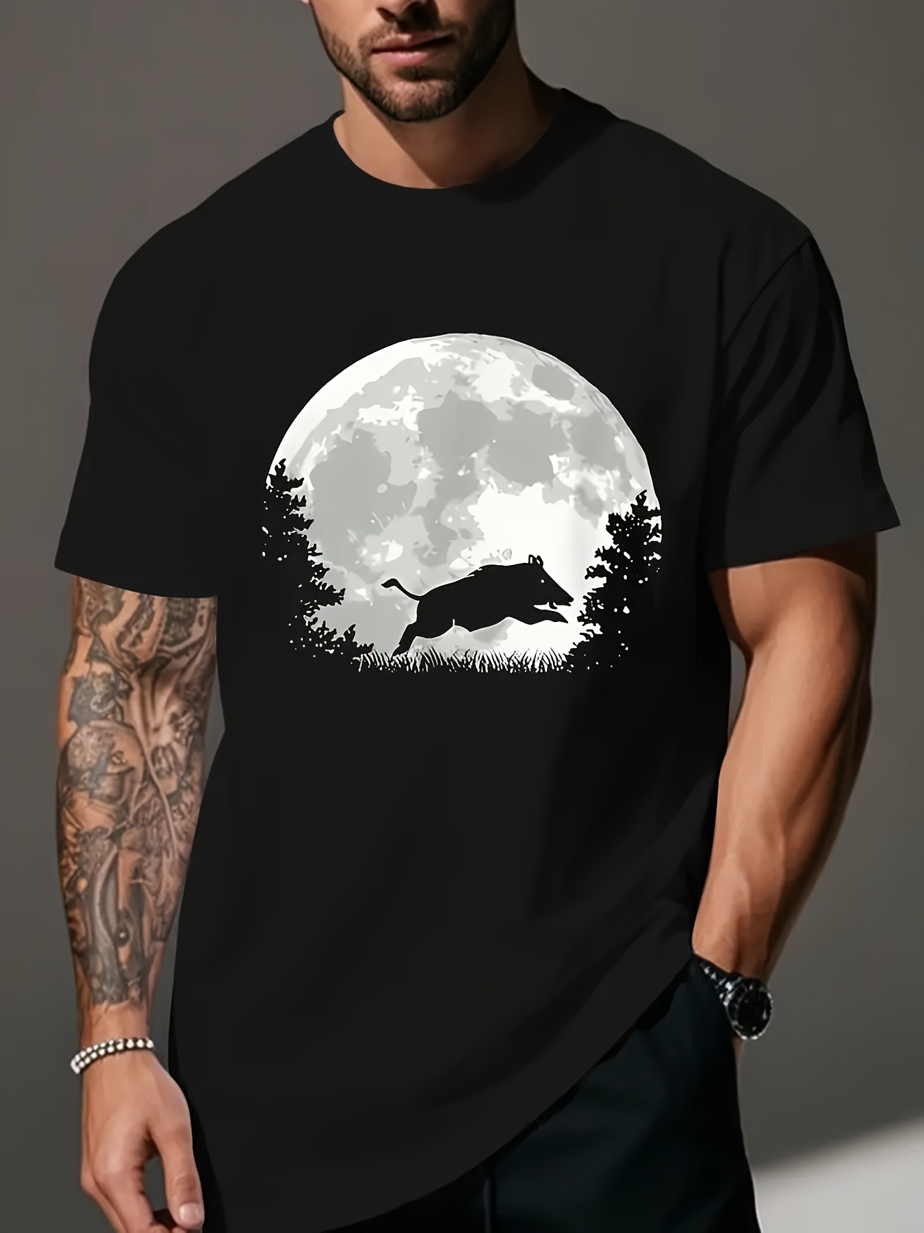 T-shirt da uomo per attività a - Hunting And Camping In Forest recensione e prezzo