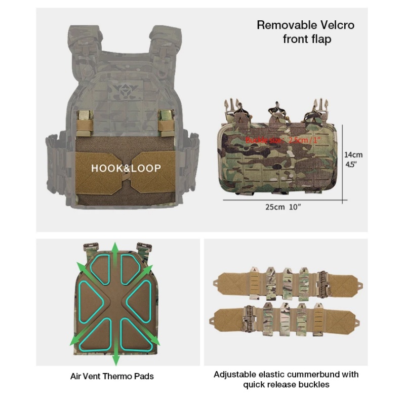 Gilet tattico YAKEDA 6094, gil - Outdoor Hunting Lights recensione e prezzo