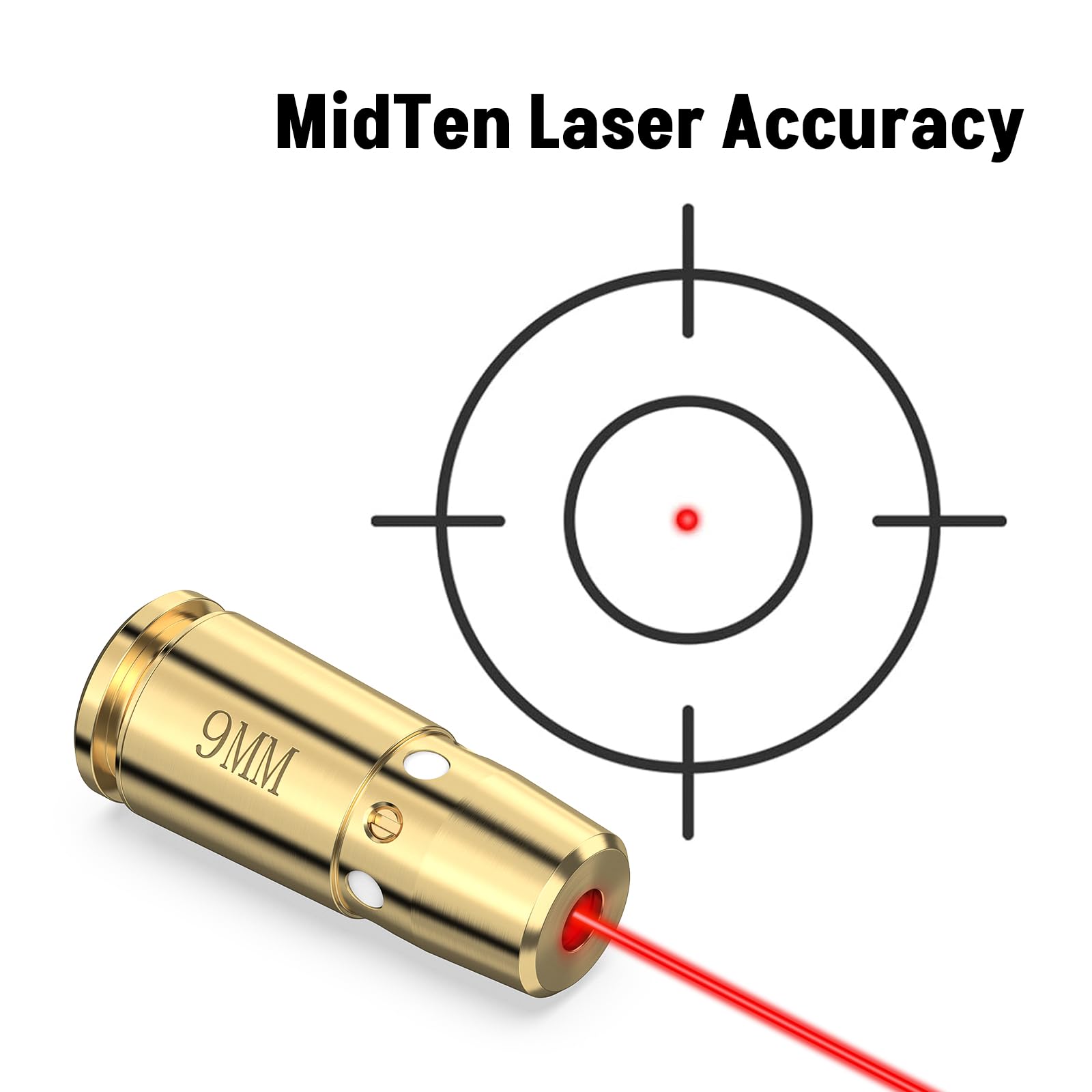 Kit di mira laser 3 pezzi 9MM  - Laser Boresighter Kit recensione e prezzo