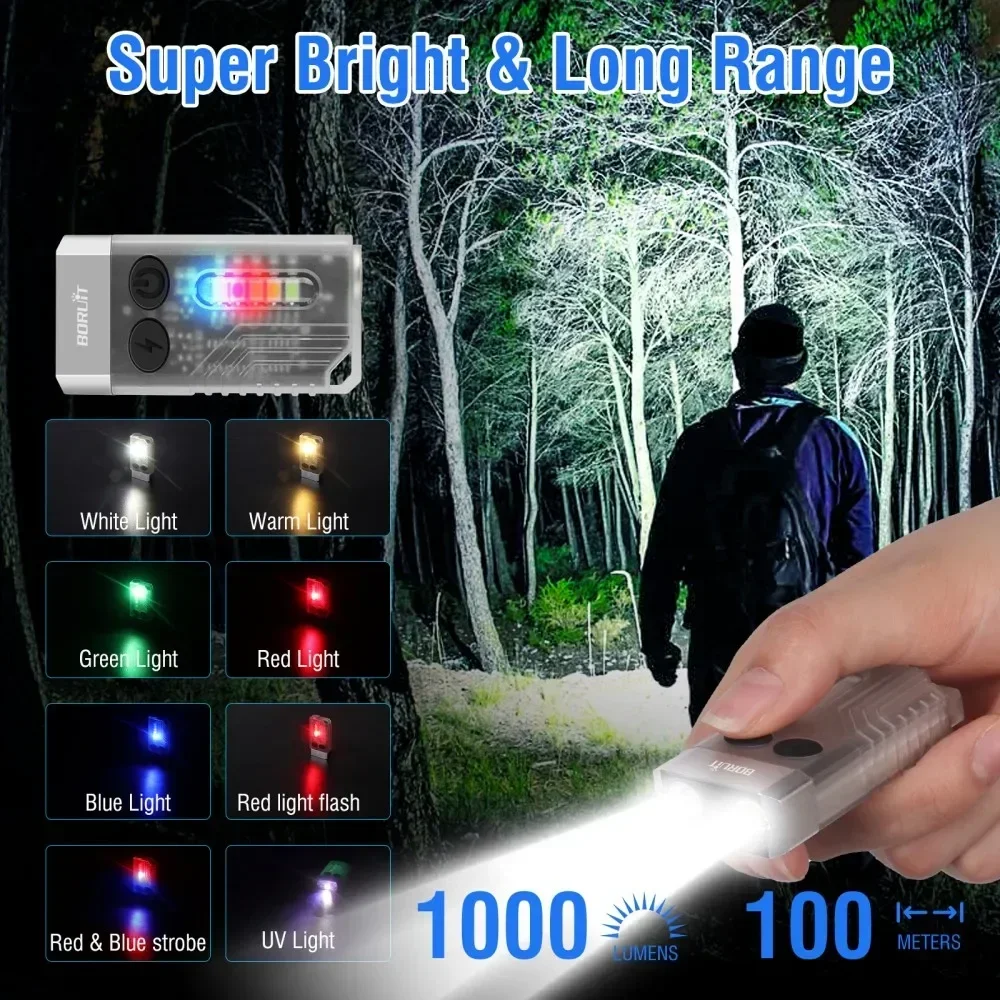 BORUiT V10 Portachiavi UV LED  - Outdoor Hunting Lights recensione e prezzo