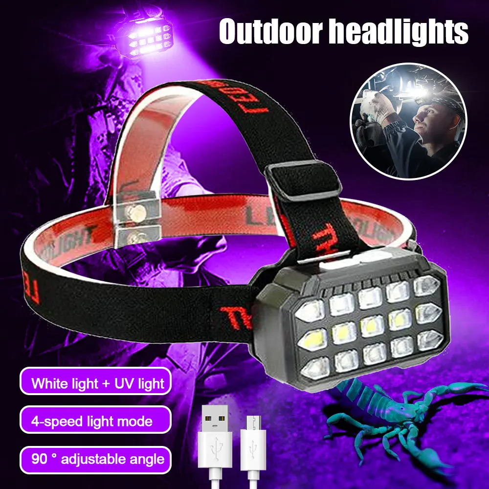 Lampada frontale a luce nera a - Headlamp Tactical Bright recensione e prezzo