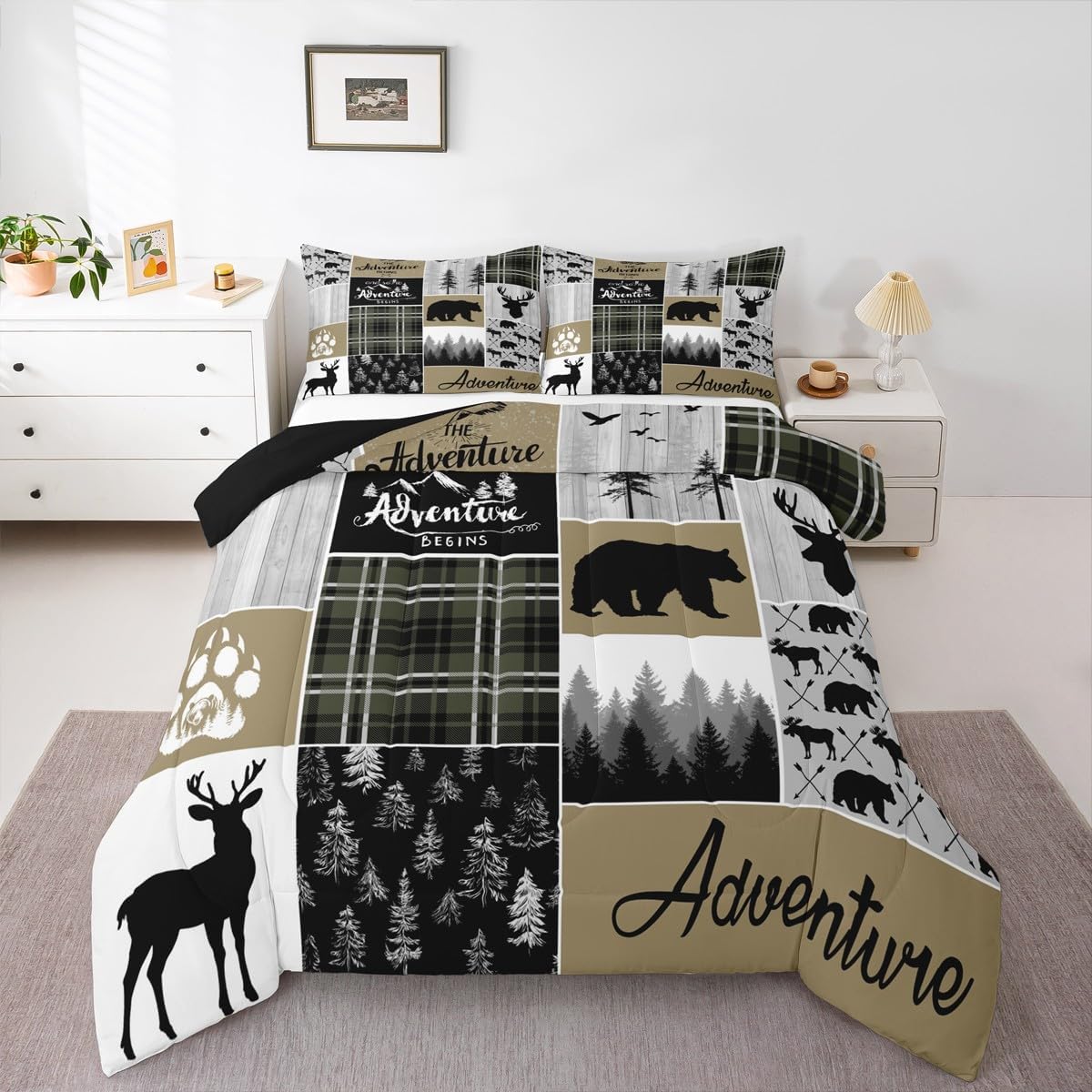 Set copripiumino Farmhouse Cou - Hunting And Camping In Forest recensione e prezzo