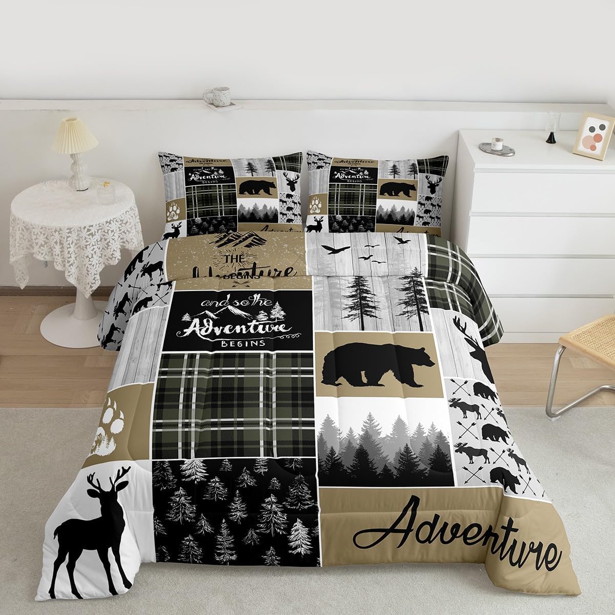 Set copripiumino Farmhouse Cou - Hunting And Camping In Forest recensione e prezzo