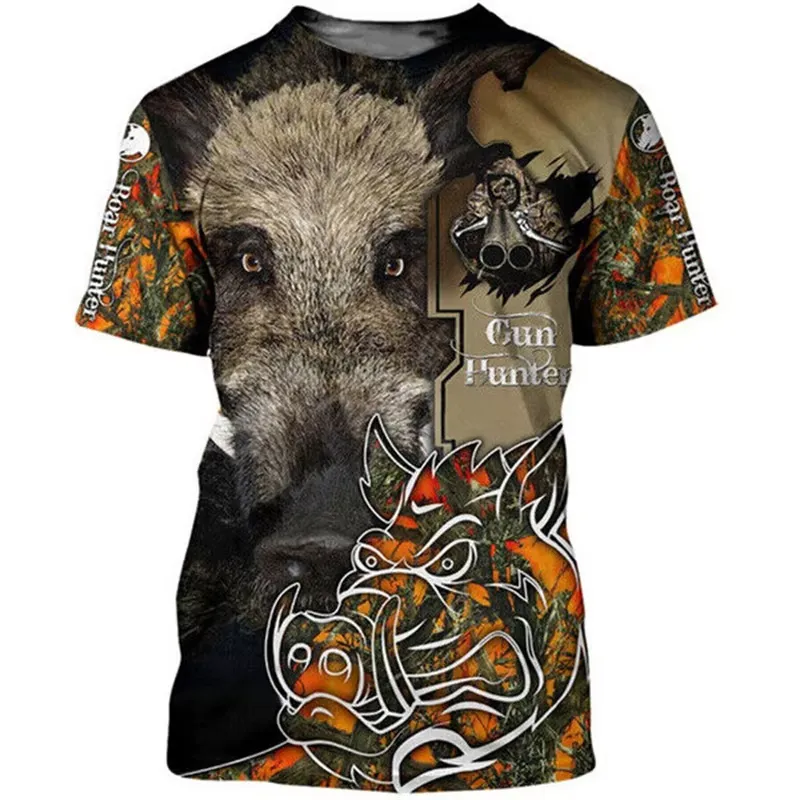 T-shirt da uomo stampata in 3D - Wildman Hunting & Outdoor Reviews recensione e prezzo