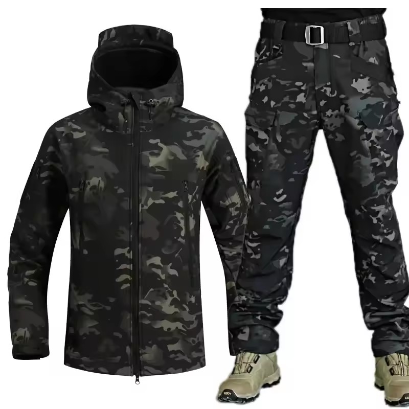 Tuta mimetica da uomo addensat - Safari Outdoor Hunting Jackets recensione e prezzo