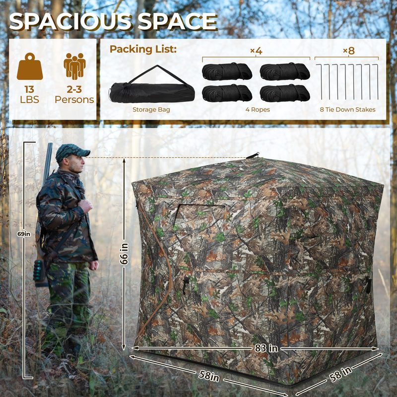 Tenda da Campeggio Mimetica pe - Hunting And Camping In Forest recensione e prezzo