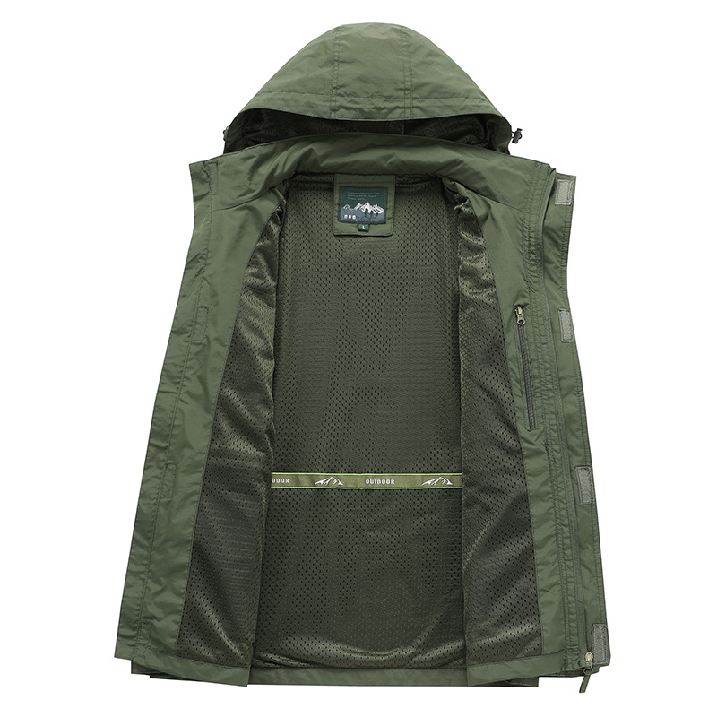 Giacca con cappuccio antivento - Safari Outdoor Hunting Jackets recensione e prezzo