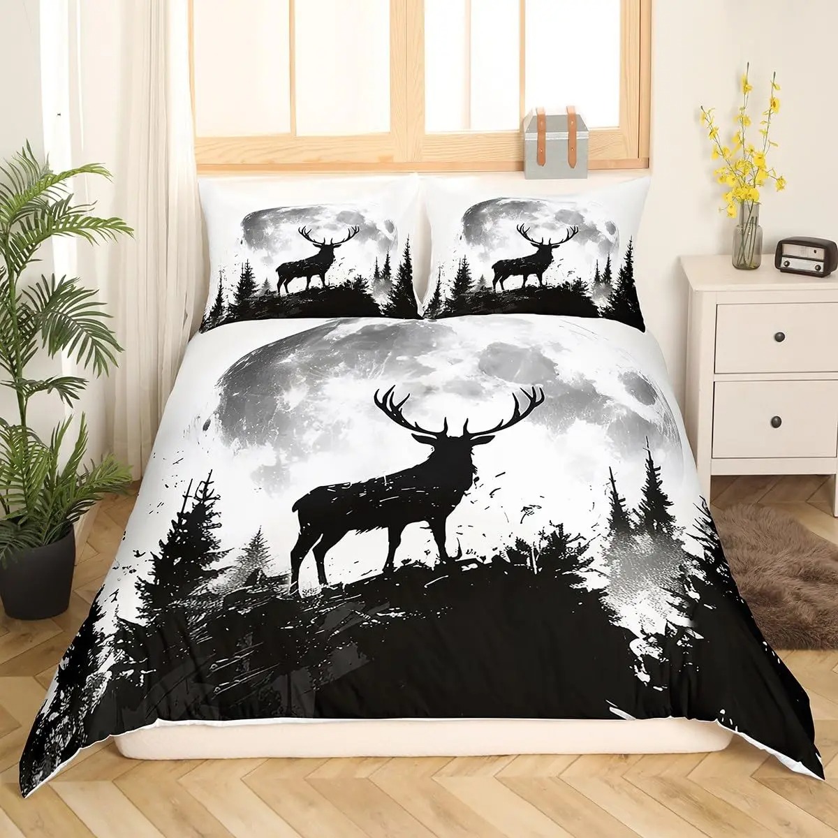 Copripiumino con cervo alce Ki - Hunting And Camping In Forest recensione e prezzo