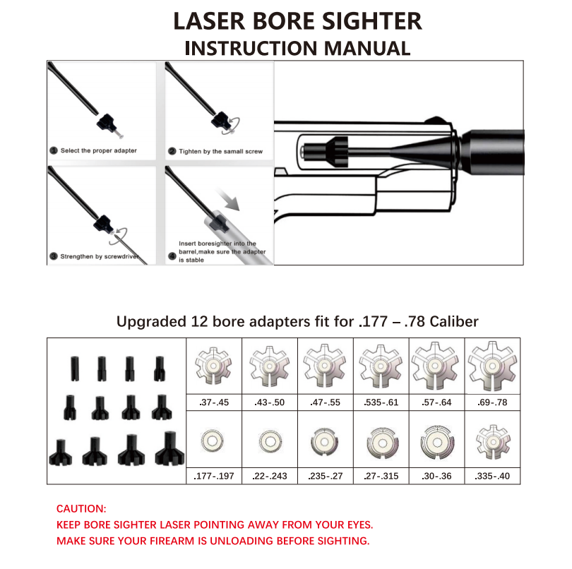 Kit di mira laser tattico ross - Laser Boresighter Kit recensione e prezzo